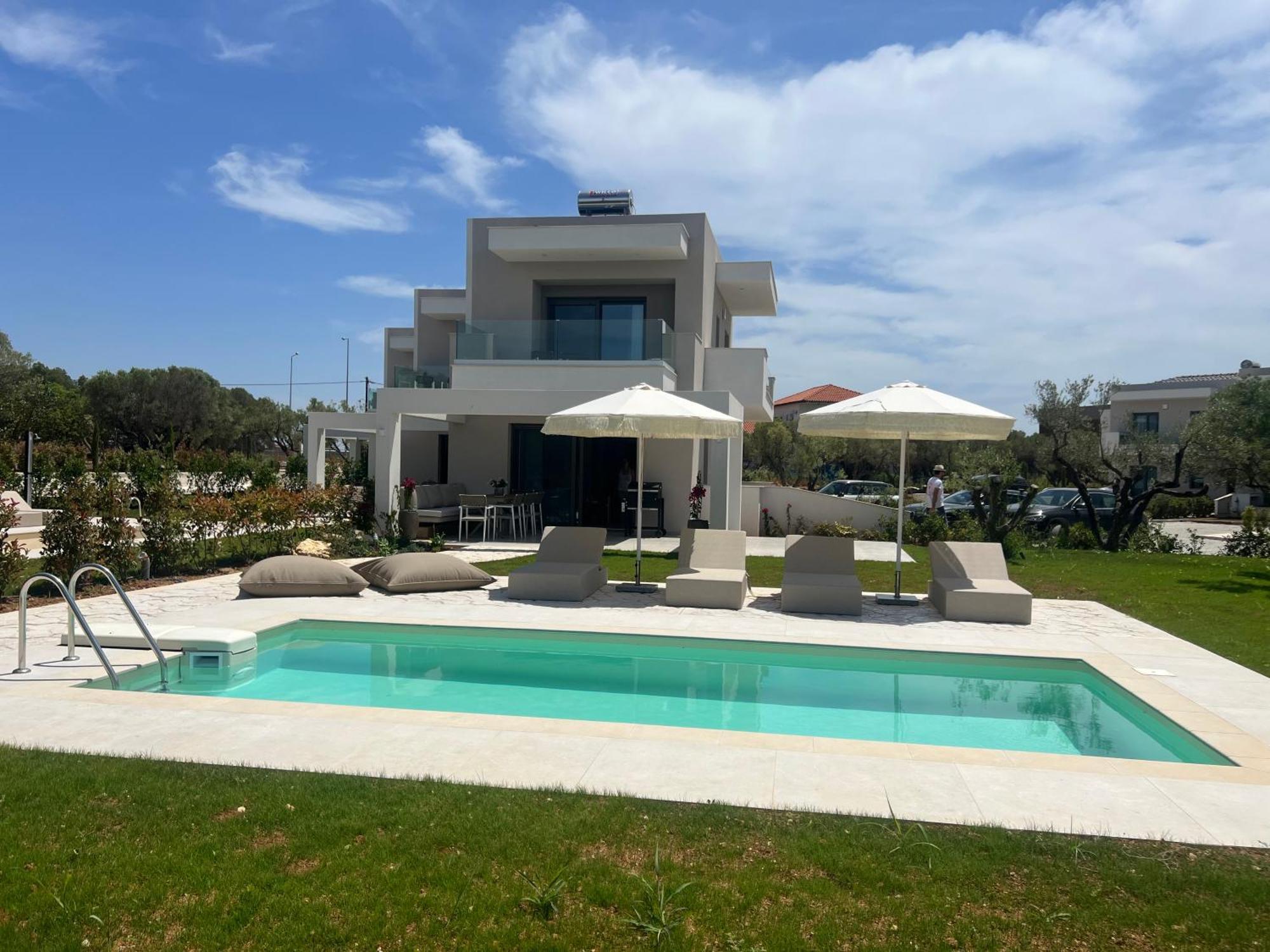 Elia Mare Luxury Villas With Private Pools Close To The Beach Nea Moudania Exterior photo