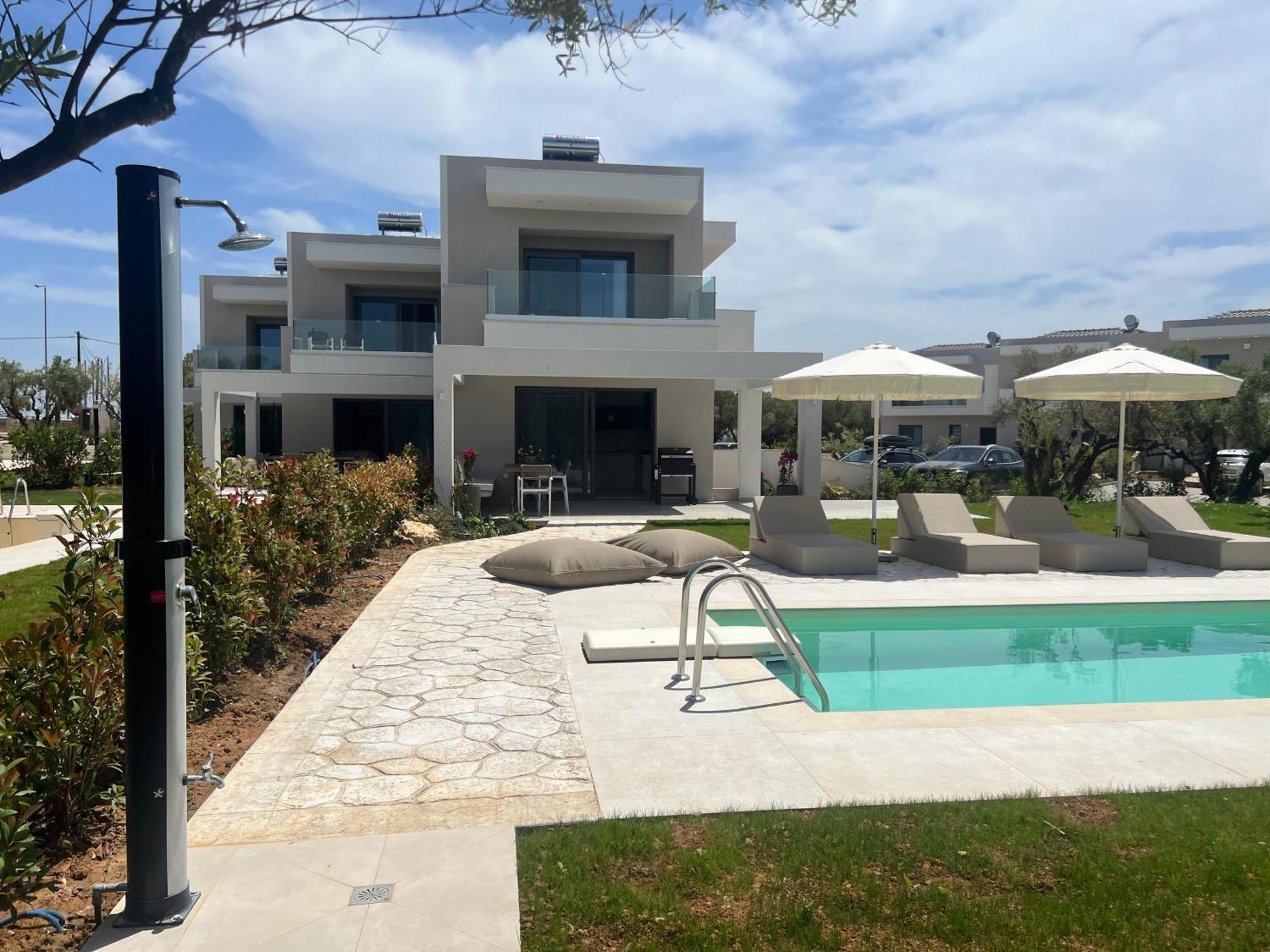 Elia Mare Luxury Villas With Private Pools Close To The Beach Nea Moudania Exterior photo